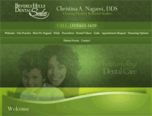 Tablet Screenshot of beverlyhillsdentalsmiles.com